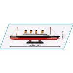 COBI 1680 RMS Titanic 1:700 Blockmodell - 593 Bausteine - 38,5x15,2x12cm