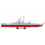 COBI 4835 Battleship Gneisenau 1:300 Blockmodell 2417 Bausteine 810x125x210mm