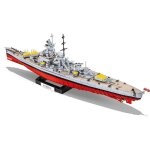 COBI 4835 Battleship Gneisenau 1:300 Blockmodell 2417 Bausteine 810x125x210mm