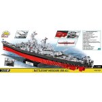COBI 4837 Battleship Missouri (BB-63) 1:300 Blockmodell 2655 Bausteine 92x20,5cm