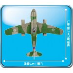 COBI 5721 Messerschmitt Me262 A-1a 1:32 Blockmodell - 390 Bausteine