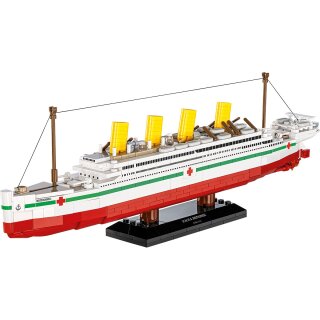 COBI 1681 H.M.H.S. Britannic 1:700 Blockmodell - 636 Bausteine - 38,5x12cm