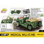 COBI 2295 Medical Willys MB 1:35 Blockmodell - 130 Bausteine - 10,5x5cm