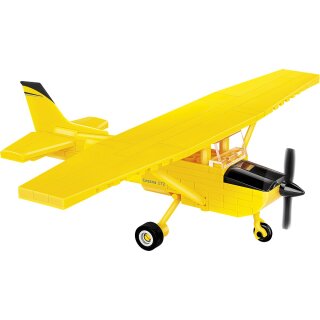 COBI 26621 Cessna 172 Skyhawk-Yellow - 1:48 Blockmodell - 160 Bausteine - 17,5x23,5x6,5cm
