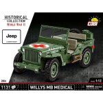 COBI 2806 Willys MB Medical 1:12 Blockmodell - 1131 Bausteine - 27x14x13cm
