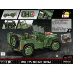 COBI 2806 Willys MB Medical 1:12 Blockmodell - 1131 Bausteine - 27x14x13cm