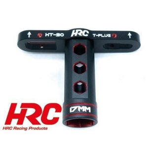 HRC Racing HRC4014V2 Radmutternschlüssel 17mm & XT90 T Stecker Halter