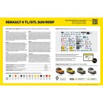 Heller 58704 STARTER KIT Renault 4 TL/GTL Sun Roof 1:24