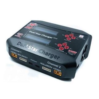 HRC Racing HRC9361D 12/230V Dual-Star Charger V3 2x 120W SMART LSM