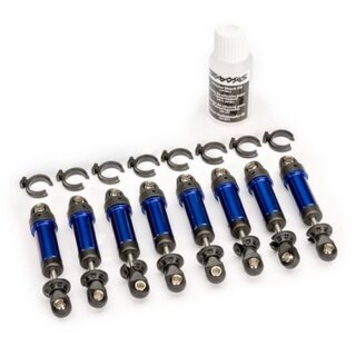Traxxas 9864-BLUE GTM Dämpfer Alu blau (8) TRX-4MT