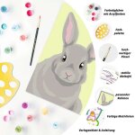 Ravensburger 23757 Malen nach Zahlen Kinder Niedliches Kaninchen