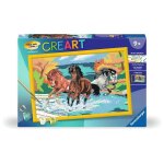 Ravensburger 28492 Malen nach Zahlen Stolze Wildpferde