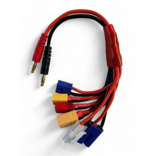 H-Speed HSPC052 Multi Ladekabel 4mm Bananen-Stecker