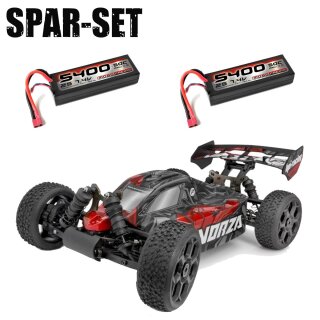 HPI H160178 Vorza Buggy Flux 4WD RTR 6S 1:8 brushless 2,4GHz RTR - 4S Power Set