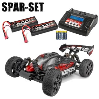 HPI H160178 Vorza Buggy Flux 4WD RTR 6S 1:8 brushless 2,4GHz RTR - 4S Komplett Set