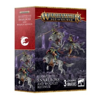 Warhammer Age of Sigmar 89-98 Gloomspite Gitz: Fletschaboss mit Gefolge - Wolfsgits 99120209137