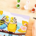 Ravensburger 23994 Malen nach Zahlen Bunte Wellensittiche