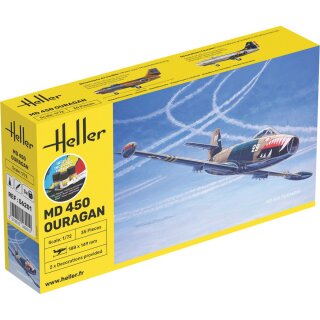 Heller 56201 STARTER KIT MD 450 Ouragan 1:72