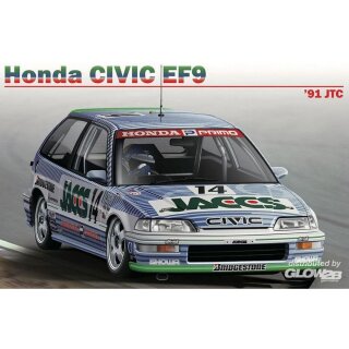 NUNU-BEEMAX BX24030 Honda Civic EF9 Gr.A 1991 Jacobs  in 1:24