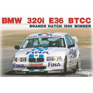 NUNU-BEEMAX BX24045 BMW 320i BTCC Brands Hatch 1996 Winner in 1:24