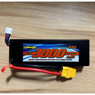 Carson 608296-1 LiPo Akku 7,4V 3000mAh 60C XT90 500608296-1