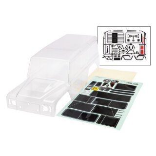 Traxxas 8050 Karosserie Land Rover Defender klar mit Anbauteile TRX-4