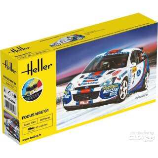 Heller 56196 STARTER KIT Ford Focus WRC01 1:43