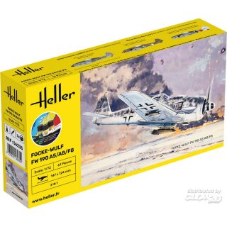 Heller 56235 STARTER KIT FW 190 A5/A8/F8 1:72