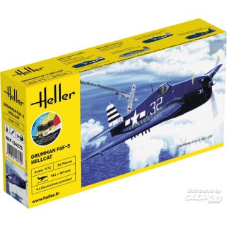 Heller 56272 STARTER KIT F6F Hellcat 1:72
