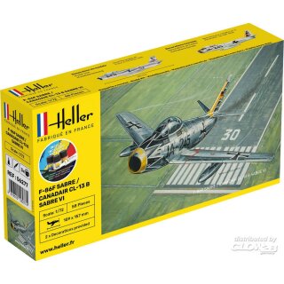 Heller 56277 STARTER KIT F-86F Sabre / Canadair CL-13 B Sabre VI 1:72