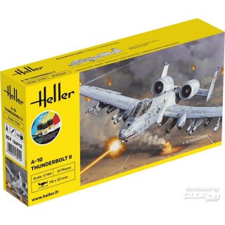 Heller 56912 STARTER KIT A-10 Thunderbolt II 1:144