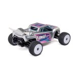 Losi LOS-1392T2 1:28 Micro-T 2S 2WD RTR Stadium Truck Brushed Silber