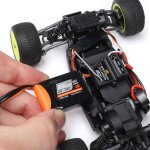 Losi LOS-1392T2 1:28 Micro-T 2S 2WD RTR Stadium Truck Brushed Silber