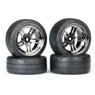 Traxxas 8375 Response Reifensatz 1.9 chrom-schwarz (4Stk.) 4-Tec 2.0, Ford GT