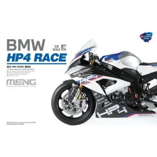 MENG-Model MT-004s BMW HP4 RACE (Pre-colored Edition) 1:9