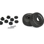 Pro-Line 10262-10 1:10 Aztek M2 F/R 2.2"/3.0" MTD 12mm & 14mm Black Raid Wheels (2)