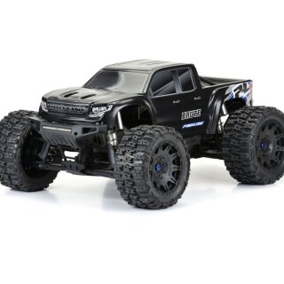 Pro-Line 3513-18 1:5 Pre-Cut Brute Bash Armor Black Body: X-Maxx