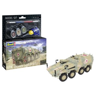 Revell 63362 1:72 Model Set GTK Boxer sgSanKfz inkl. Farbe, Pinsel, Kleber