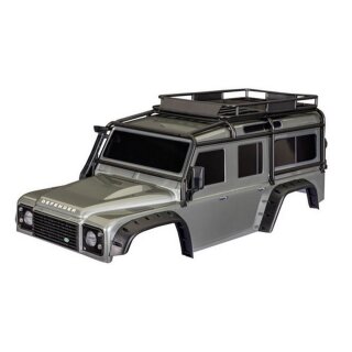 Traxxas 8050-SLVR Karosserie TRX-4 LR Defender silber mit Anbauteile