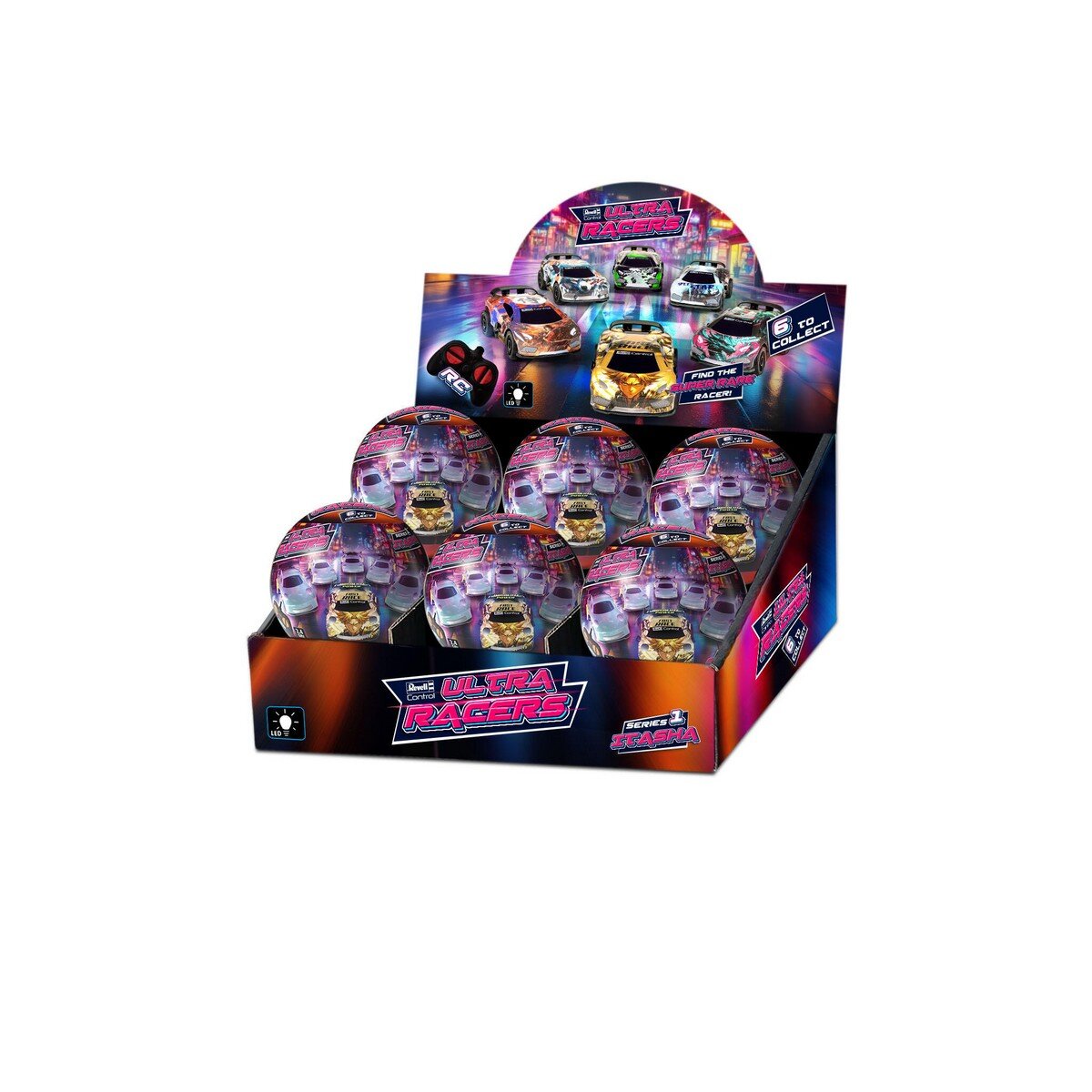 Revell Control 23569 Mini fuoribordo RC - Rosso con controllo preciso da 2,4 GHz, 7,5 cm di lunghezza
