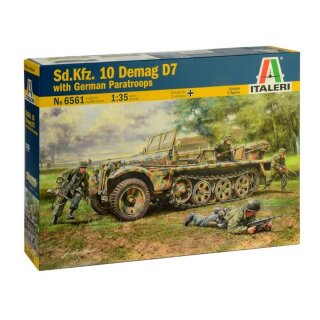 Italeri 6561 1:35 Sd.Kfz.10 Demag D7 w/German Paratr. 510006561