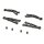 Arrma ARA330809 Front Suspension Arm Set A: GROM