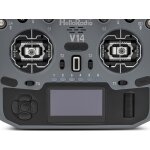 HelloRadio HR1028 V14 MAX OLED 2,4GHz - ELRS LBT M2 Fernsteuerung grau, schwarz