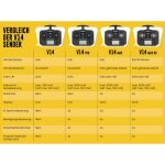 HelloRadio HR1028 V14 MAX OLED 2,4GHz - ELRS LBT M2 Fernsteuerung grau, schwarz