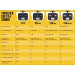 HelloRadio HR1037 V14 MAX R9 OLED 2,4GHz ELRS LBT M2 Fernsteuerung grau, schwarz