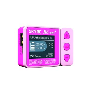 SkyRC SK100211-04 B6neo+ Ladegerät pink LiPo 1-6s 10A 200W