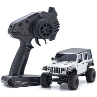 Kyosho K.32536W Mini-Z 4X4 MX-01 Jeep Wrangler Unlimited Rubicon White (KT531P)