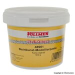 Vollmer 48901 Steinkunst-Modellierpaste, Farbe Asphalt, 500 g