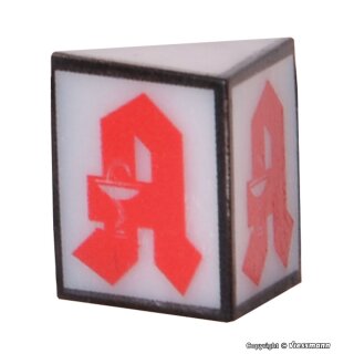 Viessmann 1375 H0 Reklameschild Apotheke mit LED-Beleuchtung