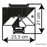 Kibri 38749 H0 Gerichtsgebäude